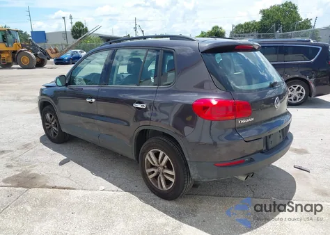 2016 Volkswagen Tiguan S из США, поврежденный, VIN WVGAV7AX6GW601958